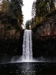Waterfalls in forest
