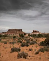 Brown rock formation