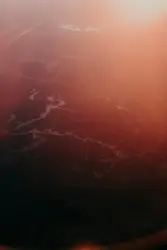 A view of the sky from an airplane window