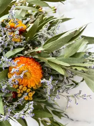 Flower Arrangement In A Vase On A Sunny Day