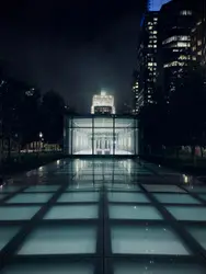Large Building With A Clock On It