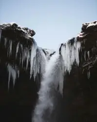 Waterfalls in the middle of the forest