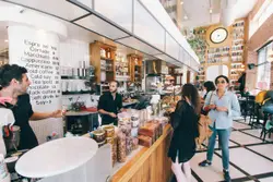 Elegant coffee shop