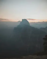Gray rock mountain