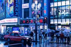 Neon signage in Shinjuku, Tokyo