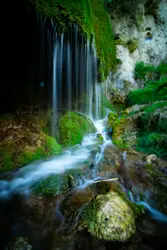 Long exposure photography of waterfalls