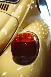 Vintage legendary iconic german style oldtimer VW Beetl