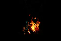 Sparking Campfire