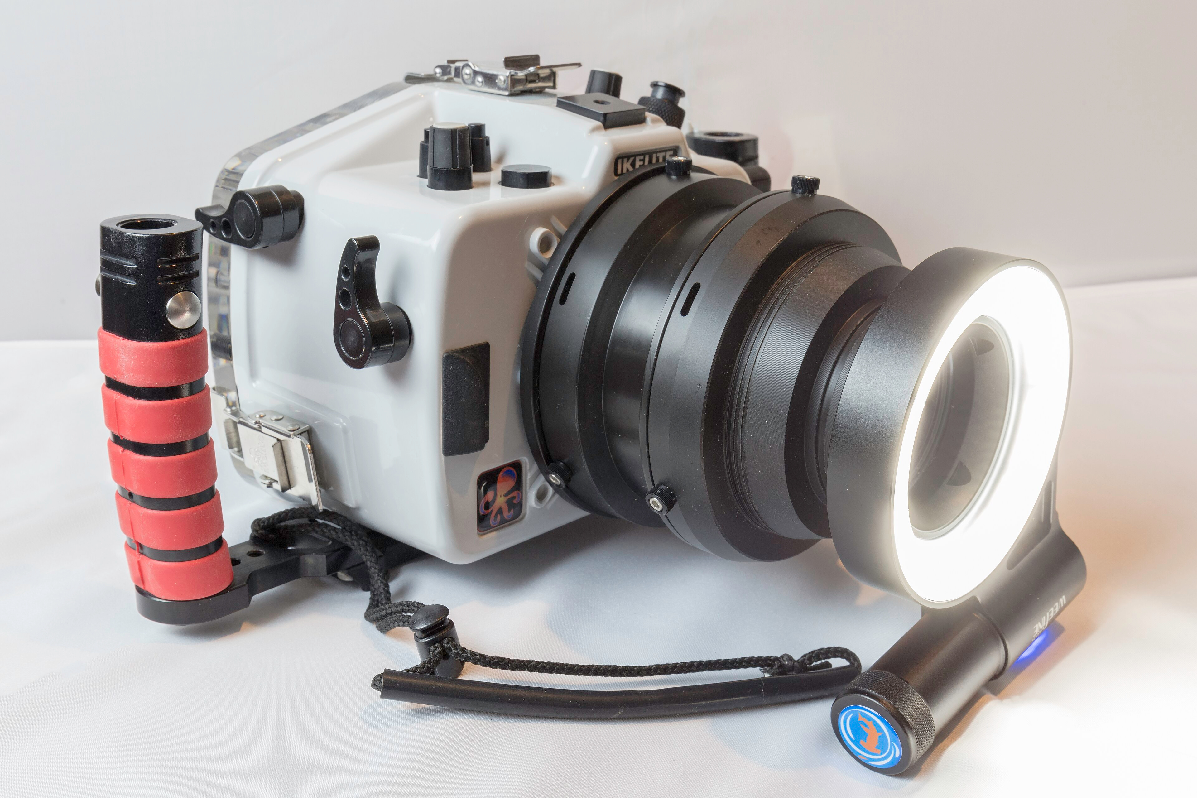 Small Camera Is Mounted On A Small Piece Of Wood