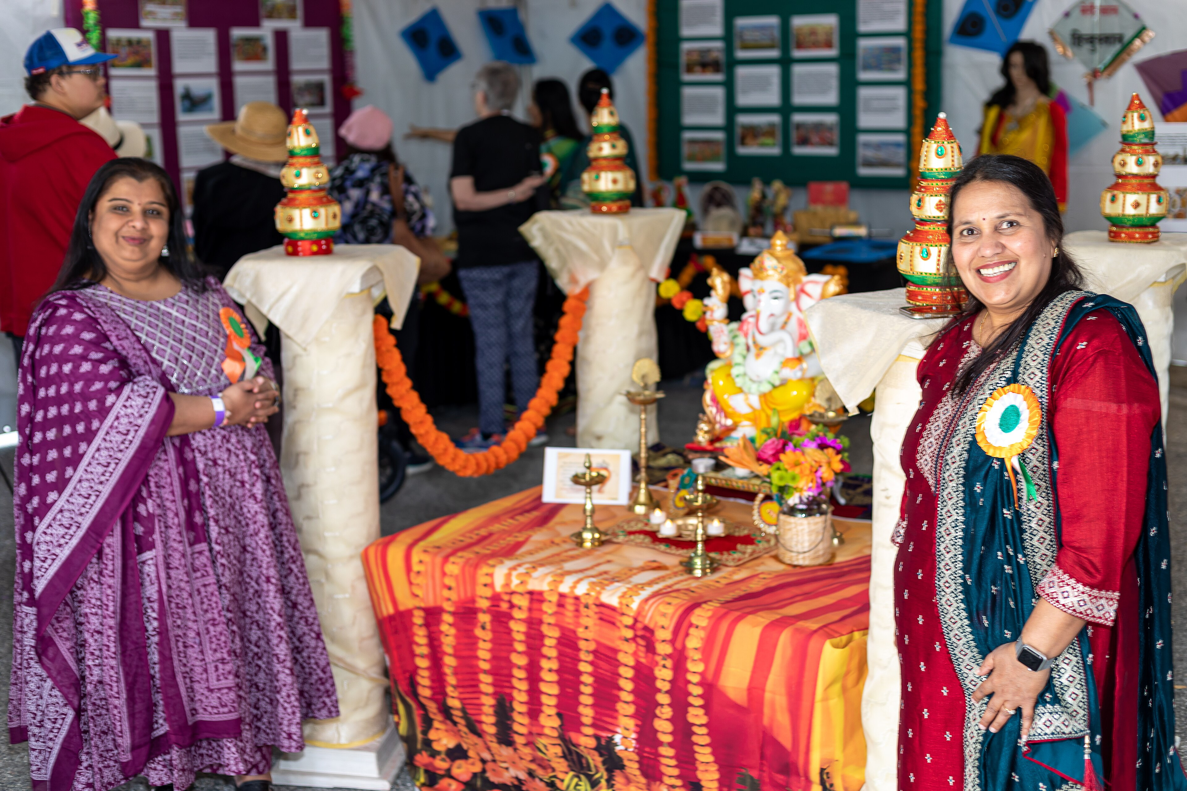 Traditional Indian cultural altar