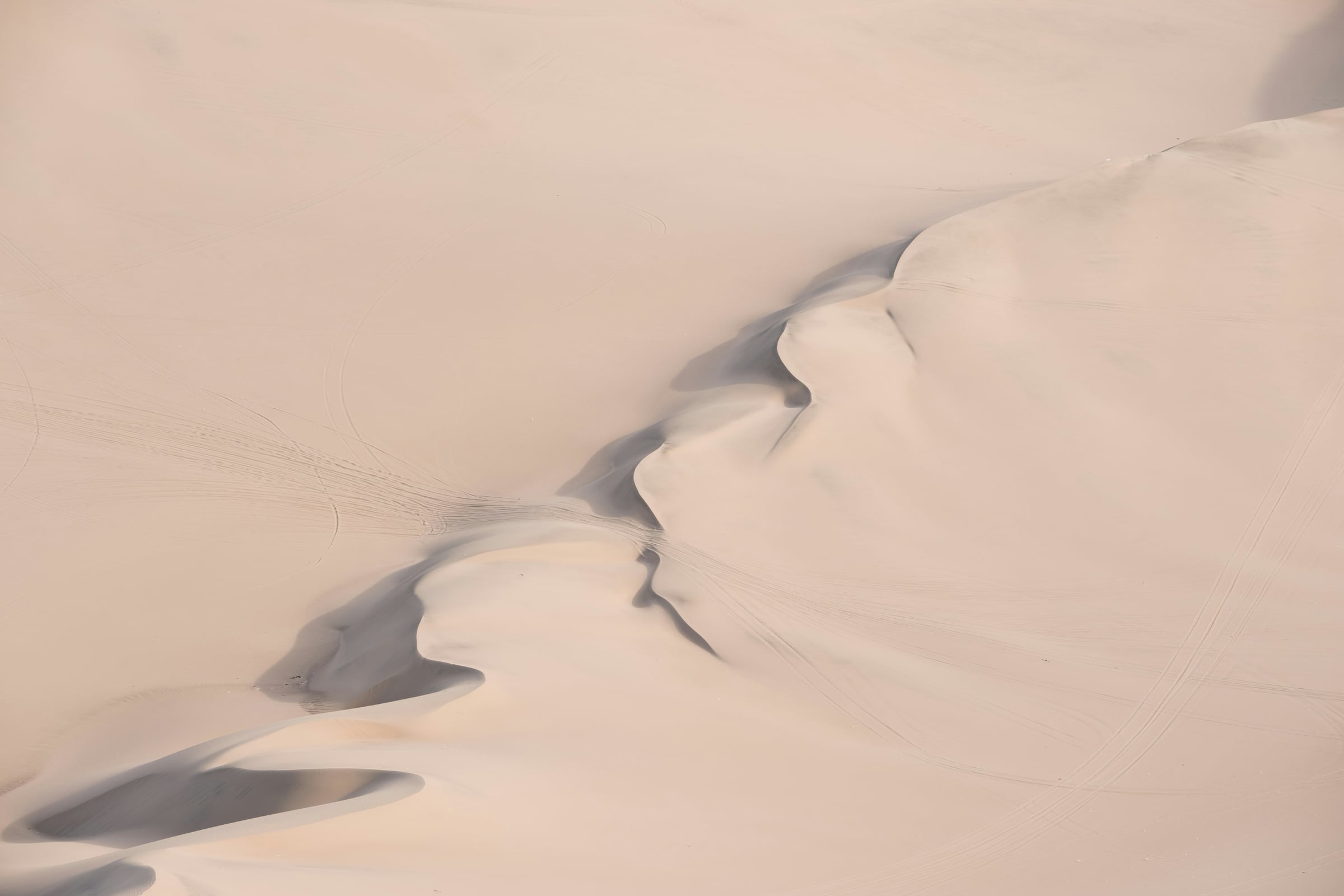 Snowy Mountain With A Few Small Boulders